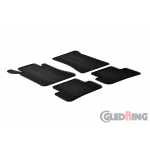 Original Gledring Passform Fußmatten Gummimatten 4 Tlg.+Fixing - Mercedes-Benz C Klasse W203 203 2001-2007